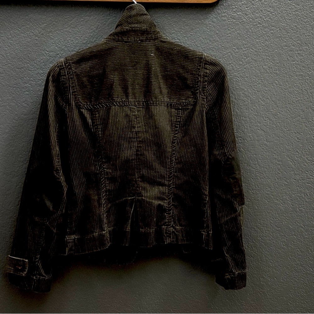 🕊️ LOFT Dark Olive Gray Corduroy Petites Blazer - Picture 10 of 16